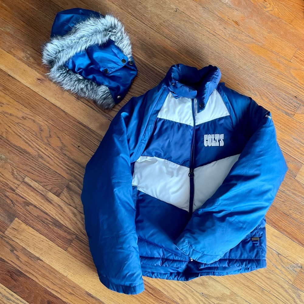 Women’s Indianapolis Colts Convertible Coat & Vest - Incredibly Versatile!!!